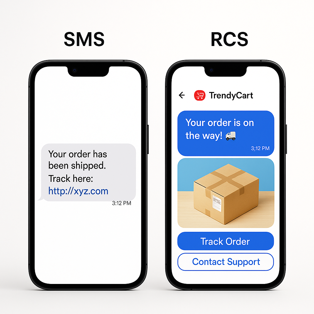 Logo, Brand name and Carousels in RCS